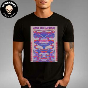 Cage The Elephant Merch Poster For Show At Madison Square Garden In NY On 9 5 2024 Unisex T-Shirt