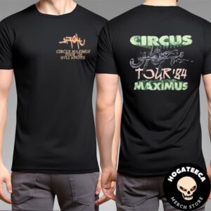 Camiseta Travis Scott Circus Maximus Tour 2024 Utopia Merch Two Sides Unisex T-Shirt Hoodie