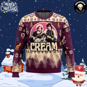 Cream Band Chirstmas Gifts 2024 Xmas For Family And Friends Ugly Sweater