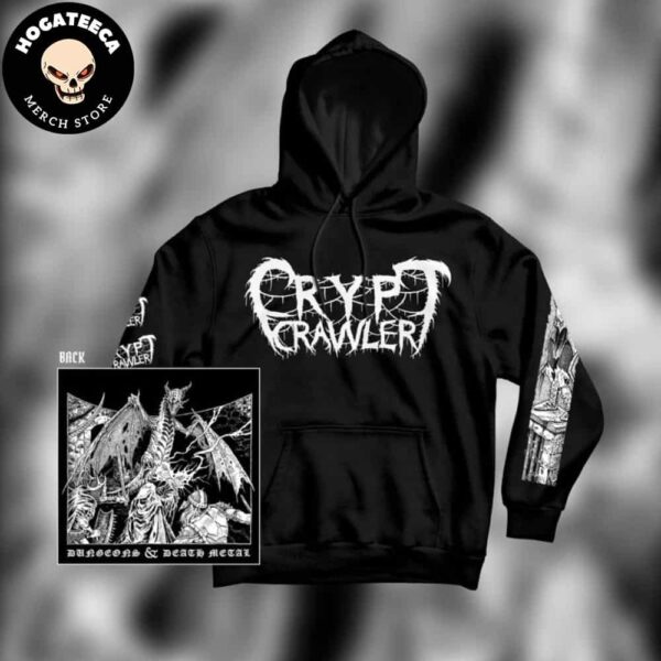 Crypt Crawler Dungeons And Death Metal Hoodie Featuring Art Merchandise Two Sides All Over Print Hoodie