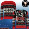 AC DC Band For Those About To Rock Reindeer Snowflake Chirstmas Gifts 2024 Xmas For Family And Friends Ugly Sweater