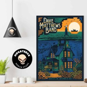 Dave Matthews Band Merch In Ocean City MD On September 29 2024 Home Decor Poster Canvas