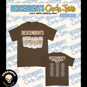 Descendents x Circle Jerks North American Tour 2024 Schedule List Merchandise All Over Print T-Shirt