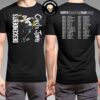 Descendents x Circle Jerks Keith Doesn’t Go to College Schedule List Merchandise Two Sides T-Shirt