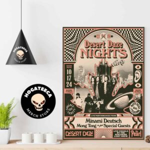 Desert Daze Nights Minami Deutsch Mong Tong Live Performance At 881 Granville St In Vancouver Bc On 17 10 2024 Home Decor Poster Canvas