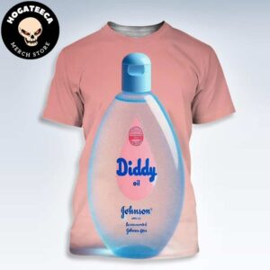 Diddy 1000 Baby Oil Bottles All Over Print Shirt