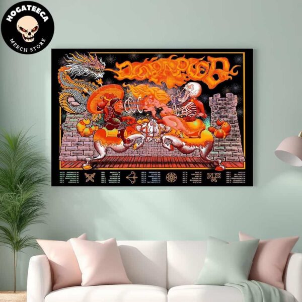 Dopapod Tour 2024 Performance Schedule From August To NovemberHome Decor Poster Canvas