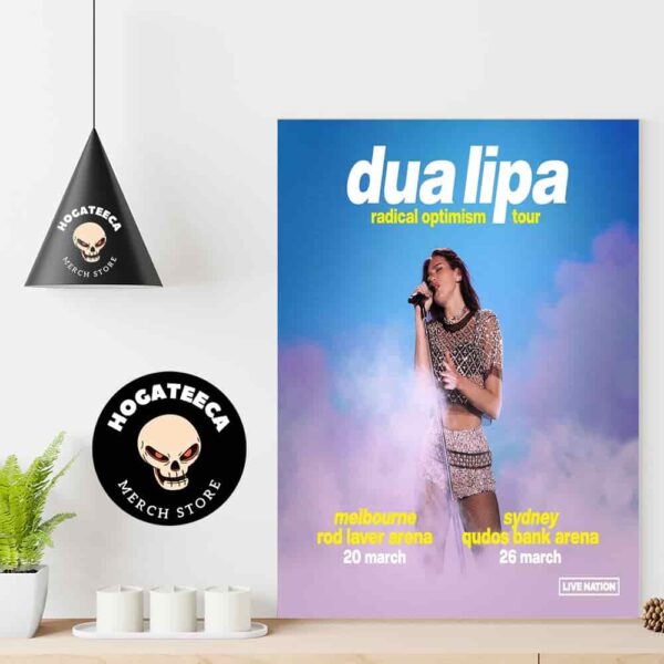 Dua Lipa Radical Optimism Tour 2 Shows In Australia March 20 26 2025 Home Decor Poster Canvas