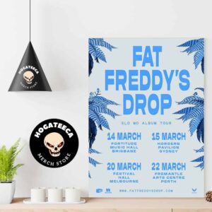 Fat Freddy’s Drop Slo Mo Album Tour March 2025 Setlist Home Decor Poster Canvas