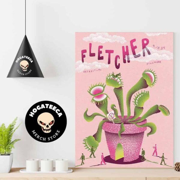 Fletcher Merch Poster At The Fillmore Detroit On Sep 15 2024 Home Decor Poster Canvas