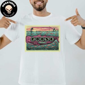 Goose The Band Merch Poster For Show at Cal Coast Credit Union Amphitheater in San Diego CA On September 26 2024 Unisex T-Shirt