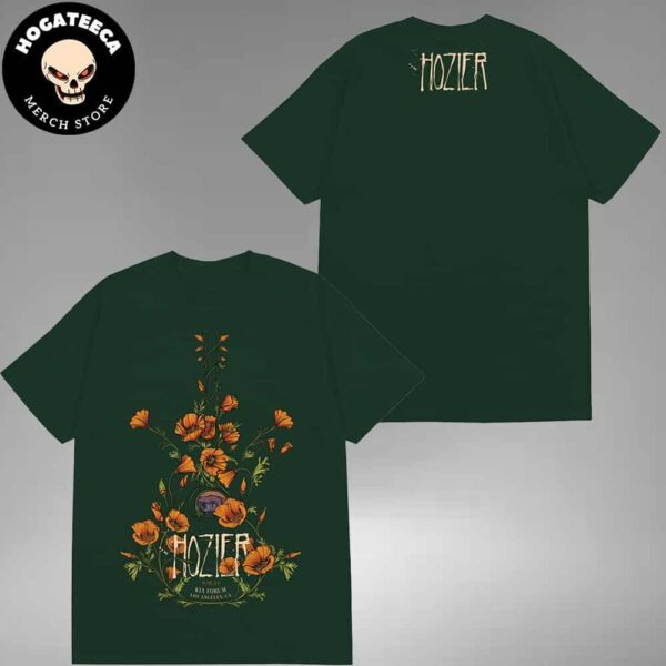 Hozier Merch Shirt For Performs In Los Angeles CA At Kia Forum On September 18 2024 Two Sides Unisex T Shirt