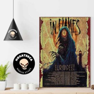 In Flames With Arch Enemy And Soilwork Fall Europe Tour 2024 Schedule List Home Decor Poster Canvas