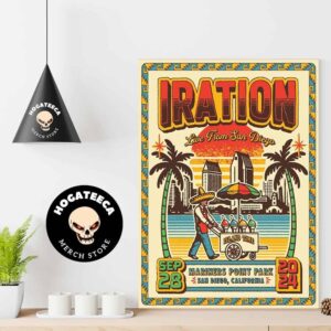 Iration Sandiego Merch On Sep 28 2024 At Mariners Point Park In Sandiego California Home Decor Poster Canvas