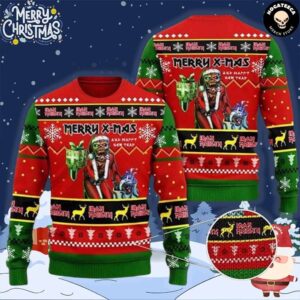 Iron Maiden Merry Xmas Chirstmas Gifts 2024 Xmas For Family And Friends Ugly Sweater