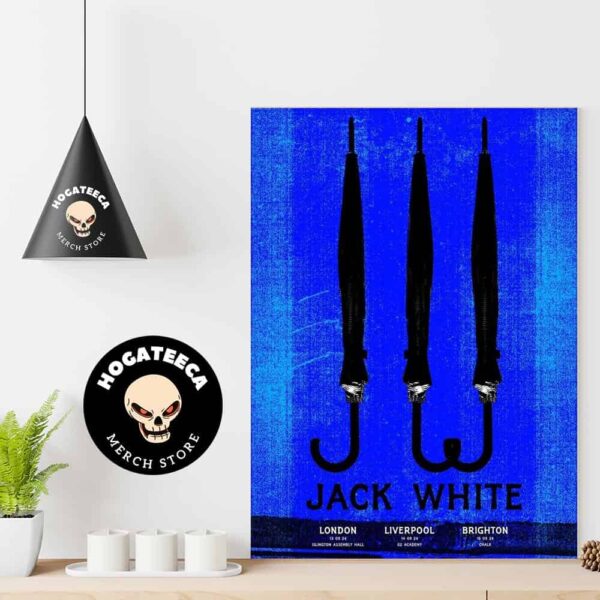 Jack White Merch 2024 Recent In London Liverpool And Brighton Shows Home Decor Poster Canvas