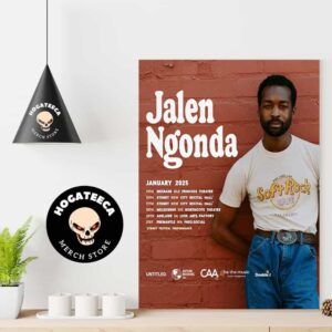 Jalen Ngonda Australia Tour January 2025 Schedule List Home Decor Poster Canvas