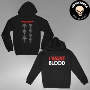 Jerry Cantrell I Want Blood Summer Tour 2024 Merch Unisex Two Sides T-Shirt Hoodie