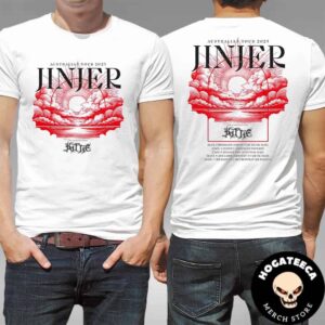 Jinjer Australia Tour 2025 Plus Special Guest Kittie Schedule List Two Sides Unisex T-Shirt