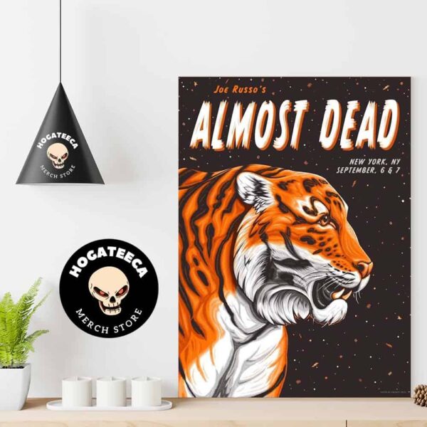 Joe Russo’s Almost Dead Merch Poster In New York Ny On September 6 And 7 Home Decor Poster Canvas