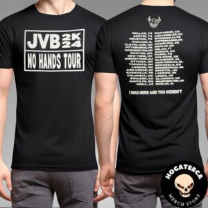 Joey Valence And Brae No Hands Tour North America And Europe 2024 Schedule List Merch Two Sides Unisex T-Shirt