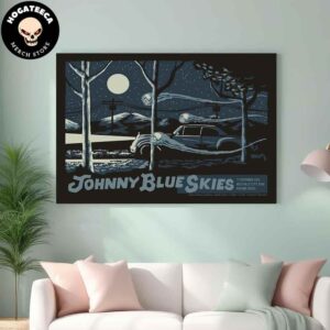 Johnny Blue Skies Merch Poster For Performance At The Maverik Center In West Valley City Utah On 17 September 2024 Home Decor Poster Canvas