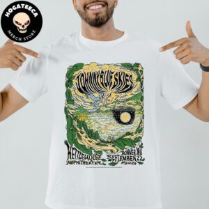 Johnny Blue Skies Merch Poster For Show At Kettlehouse Amphitheater In Bonner MT On September 22 2024 Unisex T-Shirt