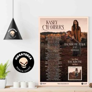 Kasey Chambers Backbone Tour 2025 Australia Schedule List And New Album Backbone Out Oct 4 Home Decor Poster Canvas