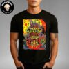 The Rolling Stones Hackney Diamonds Tour 2024 Schedule List Merch By Emek Studios Unisex T-Shirt