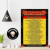 King Gizzard And The Lizard Wizard Merch Poster For Show At The Gorge Amphitheatre In Quincy WA On Sep 14th 2024 Home Decor Poster Canvas