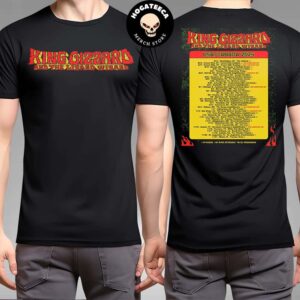 King Gizzard And The Lizard Wizard USA Canada 2024 Schedule List Merch Two Sides Unisex T-Shirt