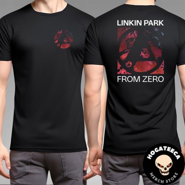 Linkin Park Merch From Zero Tour 2024 Texture Two Sides Unisex T-Shirt