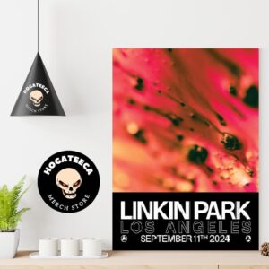 Linkin Park Merch Poster From Zero Los Angeles September 11th 2024 Home Decor Poster Canvas