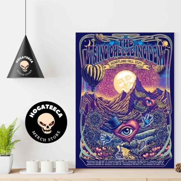 List Of Performances For The String Cheese Incident Heart Land Fall 2024 Starting September 18 In Okc Home Decor Poster Canvas