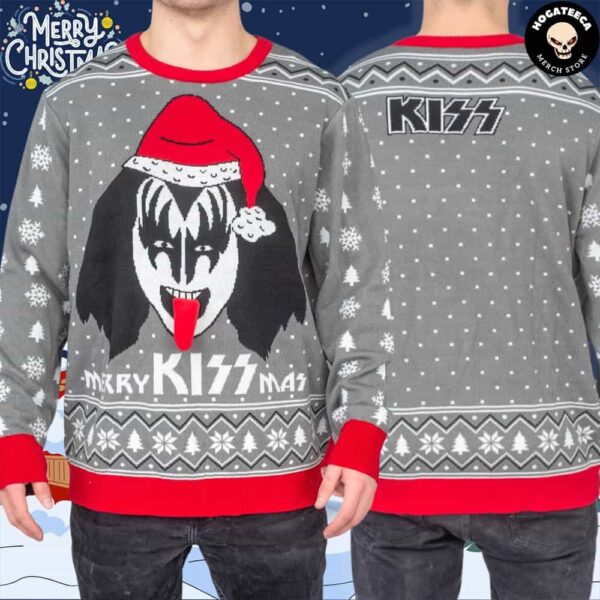 Merry Kissmas Flappy Kiss Ugly Christmas Sweater Chirstmas Gifts 2024 Xmas For Family And Friends Ugly Sweater