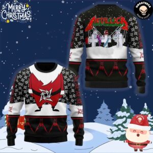 Metallica Heavy Metal Master Of Puppets Album Santa Claus Chirstmas Gifts 2024 Xmas For Family And Friends Ugly Sweater