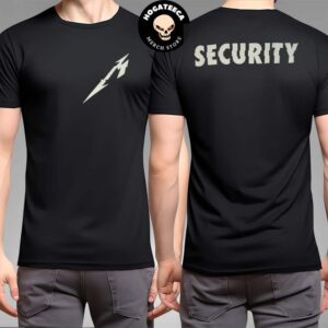 Metallica Logo Security Work Of Stage Unisex T-Shirt