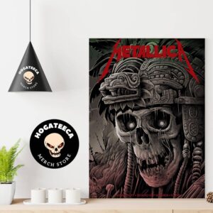 Metallica M72 CDMX Mexico City Merch Poster For First No Repeat Weekend At Estadio DNP Seguros On 9 22 2024 North American Tour Home Decor Poster Canvas