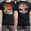 Performance Schedule Of Circle Jerks Canada Tour 2024 Merchandise Two Sides T-Shirt