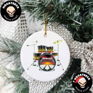 Metallica Master Of Puppets Miniature Drum Set Tree Decorations Ornament