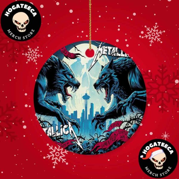 Metallica Merch Full Show M72 Seattle In The Pacific Northwest For Final US No Repeat Weekend of 2024 Lumen Field Seattle WA On Aug 30 And Sep 1 2024 Tree Decorations Ornament