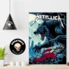 Metallica Merch Poster Full Show M72 Seattle In The Pacific Northwest For Final US No Repeat Weekend of 2024 Lumen Field Seattle WA On Aug 30 And Sep 1 2024 Home Decor Poster Canvas