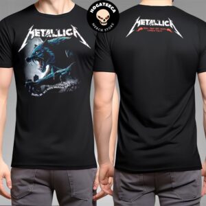 Metallica Merch T-Shirt M72 Seattle In The Pacific Northwest For Final US No Repeat Weekend of 2024 Lumen Field Seattle WA On 9 1 2024 Two Sides Unisex T-Shirt