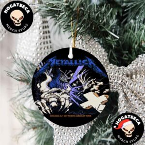 Metallica Tonight In Chicago IL Night 1 At Soldier Field M72 North American World Tour 2024 On August 9 2024 Tree Decorations Ornament