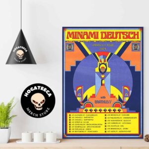 Minami Deutsch Spring US Tour 2024 Schedule List Home Decor Poster Canvas