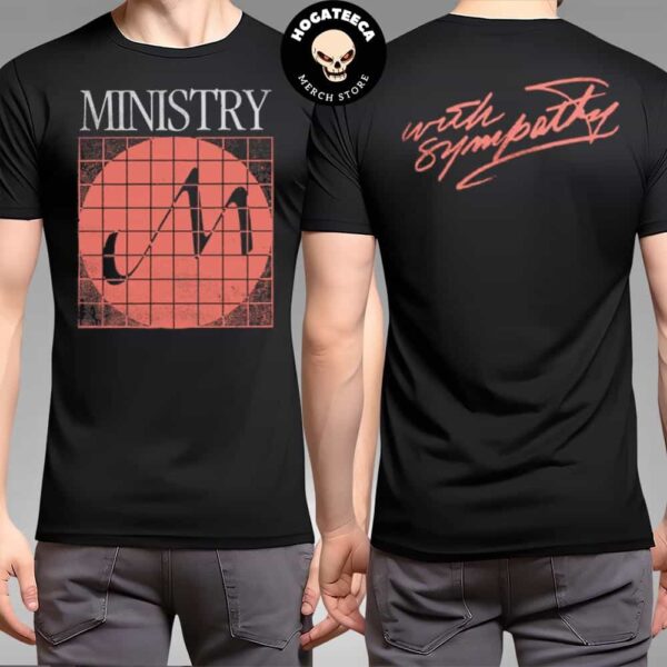 Ministry With Sympathy Grid Logo Merchandise Two Sides Unisex T-Shirt