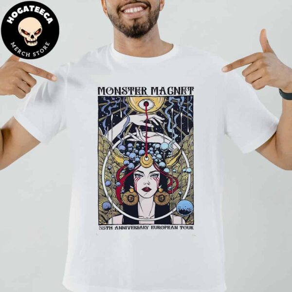 Monster Magnet Merch 35th Anniversary European Tour Thalia Aglaea the Grace of Splendor Unisex T-Shirt