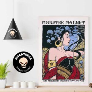 Monster Magnet Merch 35th Anniversary Tour England And Scotland Thalia the Grace of Prosperity Home Decor Poster Canvas