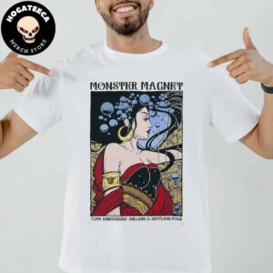 Monster Magnet Merch 35th Anniversary Tour England And Scotland Thalia the Grace of Prosperity Unisex T-Shirt