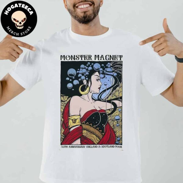 Monster Magnet Merch 35th Anniversary Tour England And Scotland Thalia the Grace of Prosperity Unisex T-Shirt